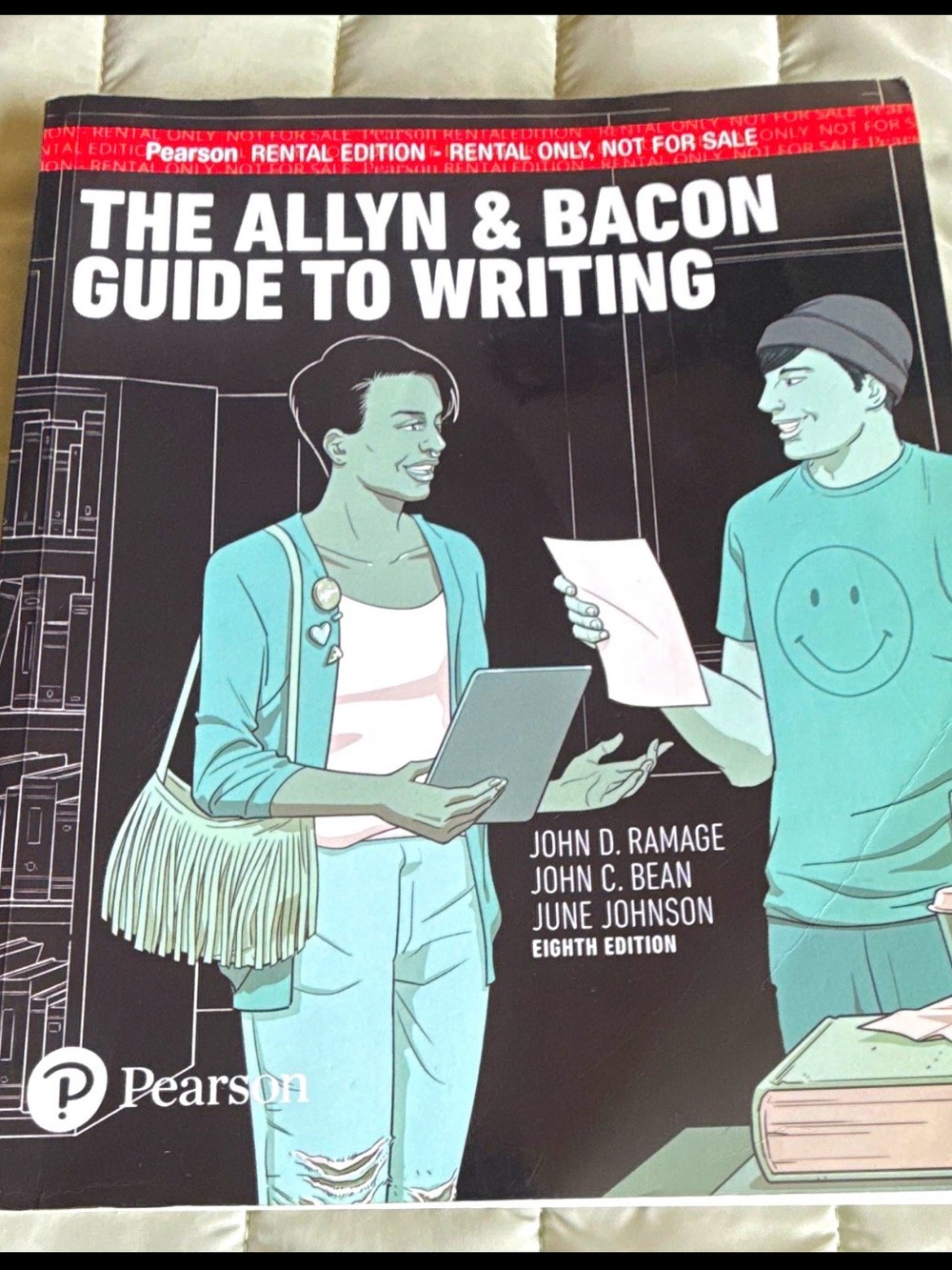 Pearson The Allyn & Bacon Guide to Writing — Black and Teal Cover
